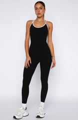 Ignite Jumpsuit Black/White