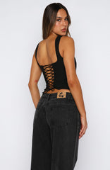 The Met Steps Bustier Black