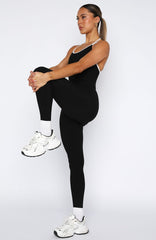 Ignite Jumpsuit Black/White