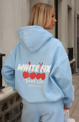 Club 14 Cassie Boxy Hoodie Blue