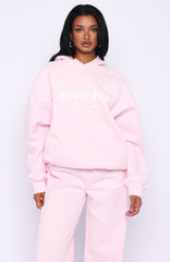 Vibe Too High Oversized Hoodie Pink