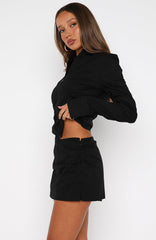 You Give Me Something Mini Skort Black