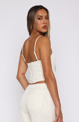 Head Rush Bustier Cream