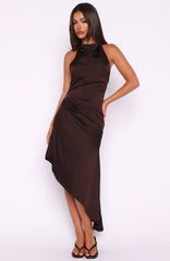 Sealed With Love Midi Dress Espresso
