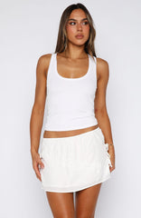 Members Only Tank Top White