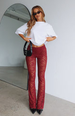 New Era Pants Wine