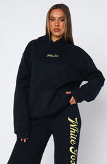 The Good Life Back Graphic Oversized Hoodie Navy