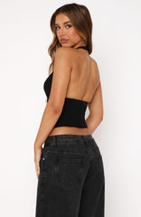 Again And Again Bustier Black