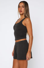 From The Archives Lexi Lounge Shorts Charcoal