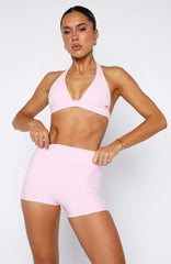 Stronger High Waisted Shorts 3" Marshmallow