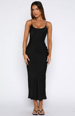 She's For Keeps Maxi Dress Black
