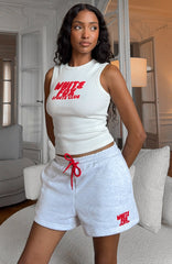Club 14 Allie Lounge Shorts Grey Marle