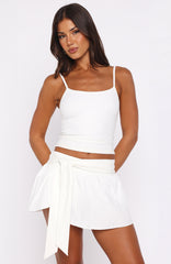 Weekend Moment Mini Skort White